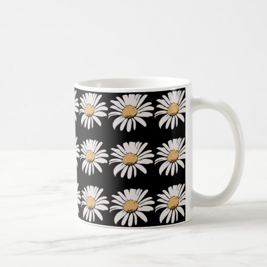 Daisy (Fleur) - Blanc 11 oz Classique Mug Blanc (Droite)