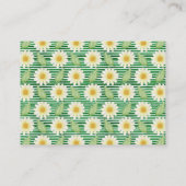 Daisy Floral Baby shower Gift Display, vers Informatiekaartje (Achterkant)