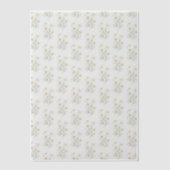 Daisy Floral Patroon Wedding Vellum Uitnodigingen (Voorkant)