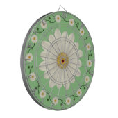 Daisy Floral Pattern Dartbord (Voorkant Links)