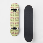 Daisy Floral Pattern Skateboard (Voorkant)