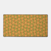 Daisy Floral Retro Sunburst en Olive Doré (Recto)
