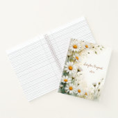 Daisy Floral Spiral-bound Journal Botanical Spring (Intérieur)