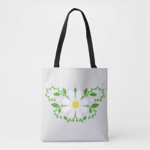 Daisy florale patroon draagtas