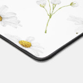 Daisy Flower Aangepaste tekst Bureaumat (Hoek)