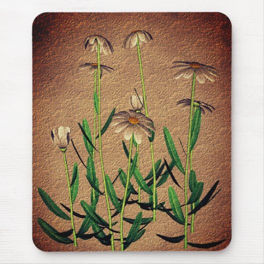 Daisy Flower Art Muismat (Voorkant)