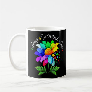 Daisy Flower Autism Awareness Mannen Women Kinder Koffiemok