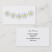 Daisy Flower Business-kaarten Visitekaartje (Voorkant / Achterkant)