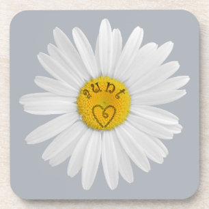 Daisy Flower for tante Art past achtergrond aan Drankjes Onderzetter