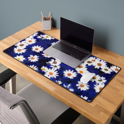 Daisy Flower Garden Art Desk Mat Pad (Bureau 2)