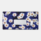 Daisy Flower Garden Art Desk Mat Pad (Clavier et souris)