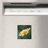 Daisy Flower Inspirerend Quote Magnet Magneet (Insitu (Vaatwasser))