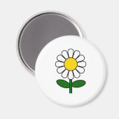 Daisy Flower Magneet (Voorkant / Achterkant)