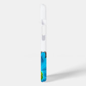 Daisy Flower met Blue Petals Case-Mate iPhone Case (Achterkant / Links)