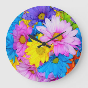 Daisy Flower Mix Clock Grote Klok