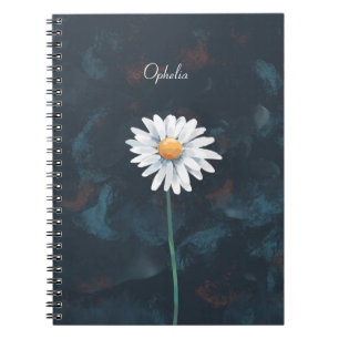 Daisy Flower Notitieboek – Floral Illustration Des