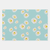 Daisy Flower Pattern Inpakpapier Vel (Voorkant)
