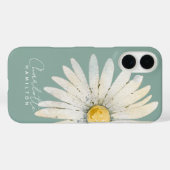 Daisy Flower Persoonlijke naam Case-Mate iPhone Case (Achterkant (horizontaal))