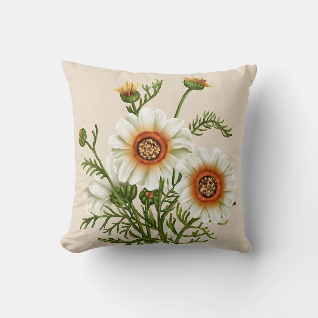 Daisy Flower Pillow Kussen (Voorkant)