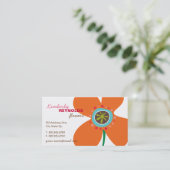 Daisy Flower Pop Fun Summer Daisies Whimsical Cute Visitekaartje (Staand voorkant)