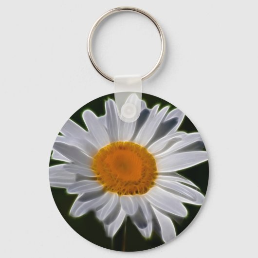 Daisy flower power sleutelhanger (Voorkant)