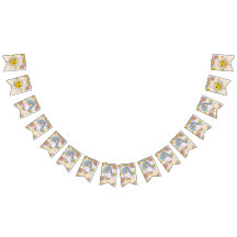 Daisy Flower Rainbow Premier Anniversaire Drapeaux
