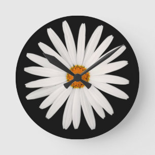 Daisy flower ronde klok