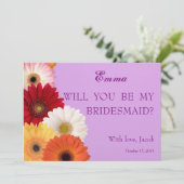 Daisy Flower Serez-Vous Mon Invitation D'Épouse (Debout devant)