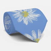 Daisy Flower Stropdas (Opgerold)