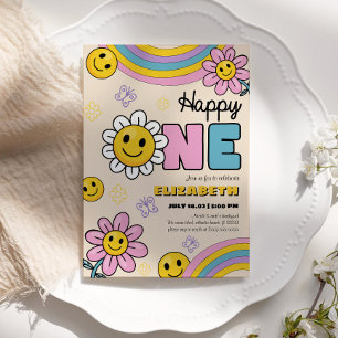 Daisy Flower Super Carte d'invitation pour le prem