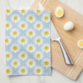 Daisy flower theedoek (Quarter Fold)