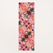 Daisy Flowers and Bumble Bee Personalized Yogamat (Voorkant)