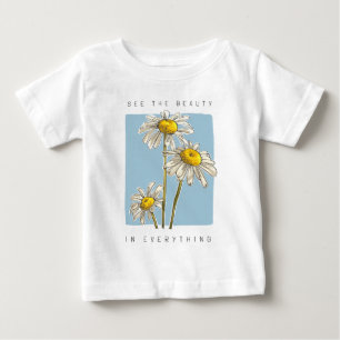 Daisy Flowers Beauty Slogan