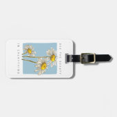 Daisy Flowers Beauty Slogan Bagagelabel (Voorkant horizontaal)