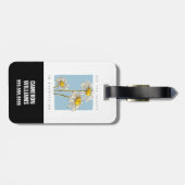 Daisy Flowers Beauty Slogan Bagagelabel (Achterkant horizontaal)