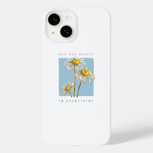 Daisy Flowers Beauty Slogan Case-Mate iPhone Case (Achterkant)