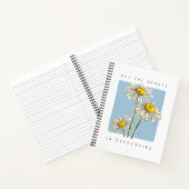 Daisy Flowers Beauty Slogan Notitieboek (Binnen)