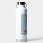Daisy Flowers Beauty Slogan Waterfles (Voorkant)