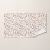 Daisy Flowers Beige Floral Aesthetic Ditsy Tan (Serviette à main)
