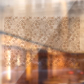 Daisy Flowers Beige Floral Aesthetic Ditsy Tan Raamsticker (Vel 2)