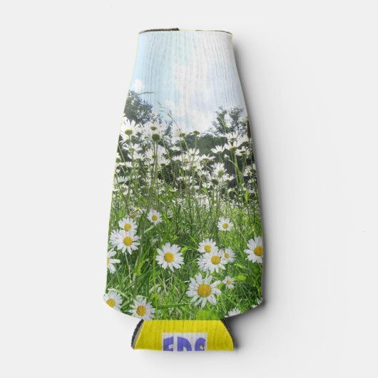 Daisy Flowers Bottle Cooler (Voorkant)