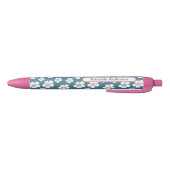  Daisy Flowers Custom Zwarte Inkt Pen (Bodem)