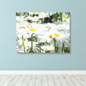 Daisy Flowers Decorative art Canvas Fotografie (Insitu (Houten vloer))