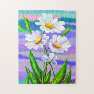 Daisy Flowers Jigzaag Puzzle Daisies Spring Legpuzzel