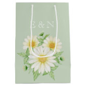 Daisy Flowers Medium Gift Bag Cadeauzakje (Achterkant)