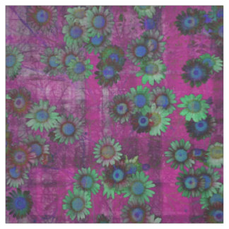 Daisy Flowers Modern Art Floral Pattern Stof
