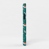 Daisy Flowers Pattern - Jade Green Case-Mate iPhone Case (Achterkant/rechts)