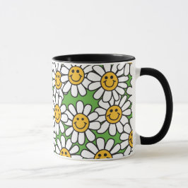 Daisy Flowers Pattern Mok