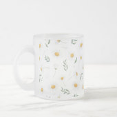Daisy Flowers Pattern Mug Matglas Koffiemok (Links)