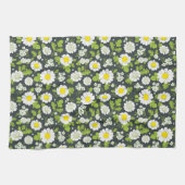 Daisy Flowers Pattern Theedoek (Horizontaal)